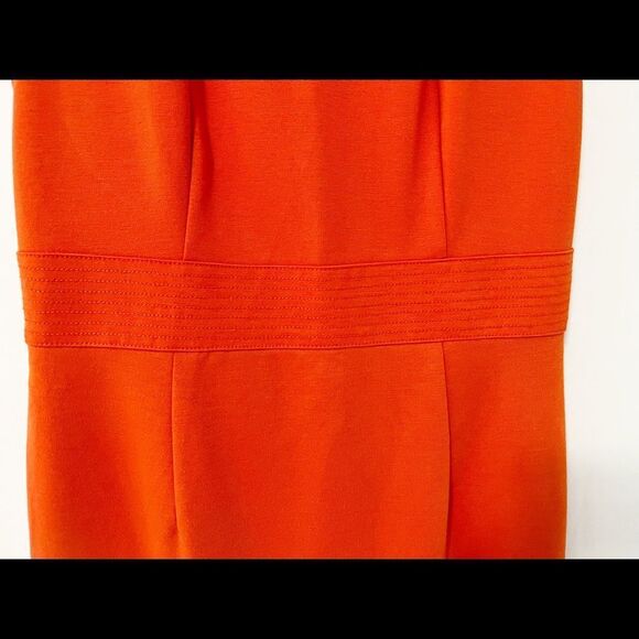 Banana Republic Factory Orange Shift Dress Size 4 Petite - Picture 2 of 6